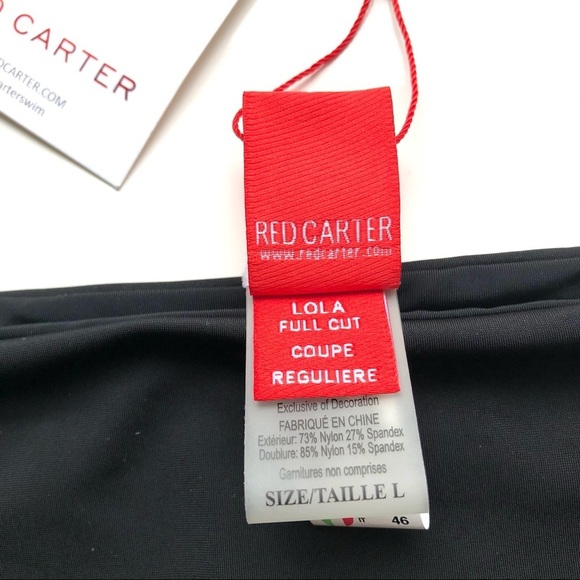 Red Carter Lola Bikini Off Shoulder Anthropologie - Picture 11 of 15